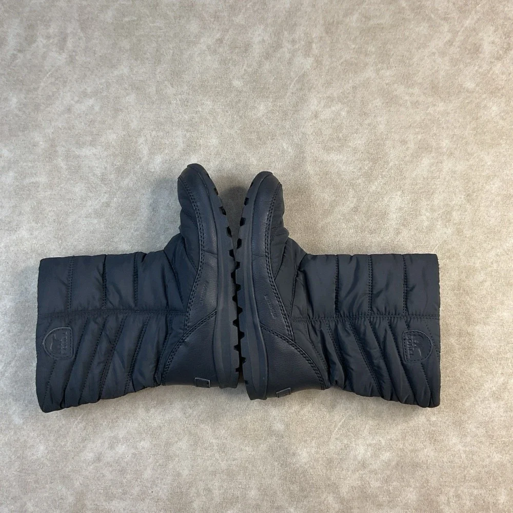 Sorel Kids Boots Youth Sz 3 Whitney Waterproof Puff Winter Snow Black